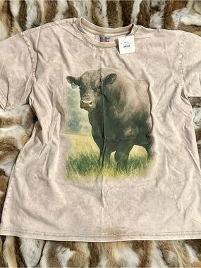 Varsity Rodeo✨Hereford Cow Oversized tshirt!